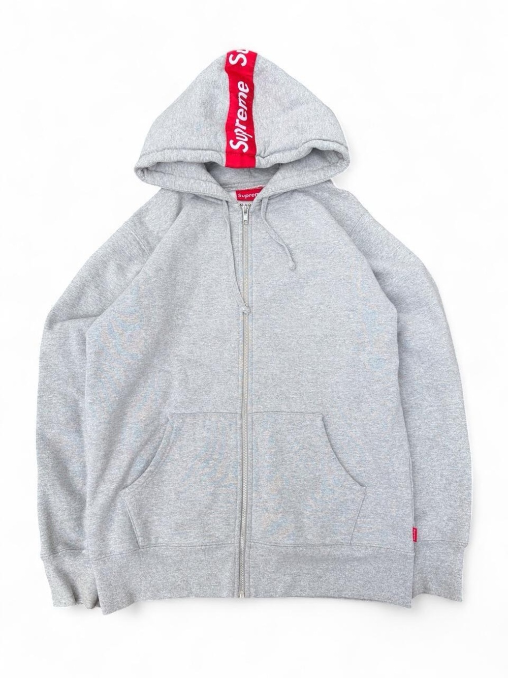 Supreme FW14 Tape Logo Hoodie Sz Med